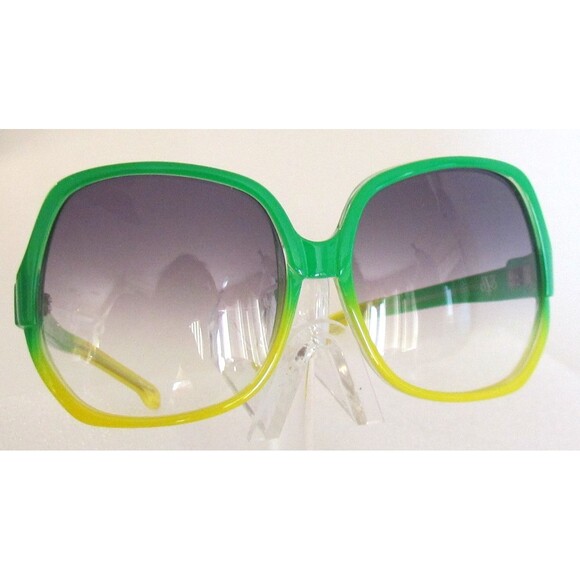 DVB VICTORIA BECKHAM GREEN/LIME OVERSIZE SUNGLASSES main image 9